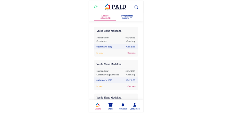 Daune PAD – Aplicatie Mobila pentru Evaluarea Daunelor | PAID ROMANIA