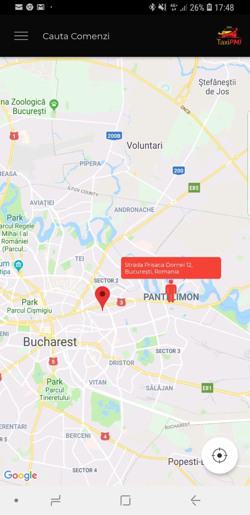 Aplicatie Mobile Android & iOS pentru comenzi taxiuri - Taxi PMI