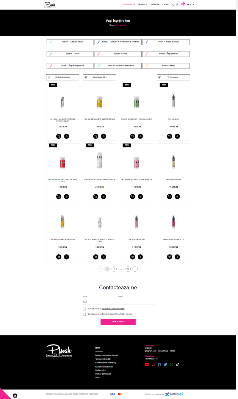 Plush Biocosmetics - Magazin online de produse cosmetice