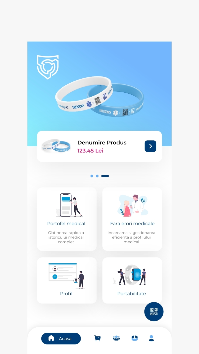 myinfoBand - Aplicatie mobile Android si iOS pentru gestionarea istoricului medical