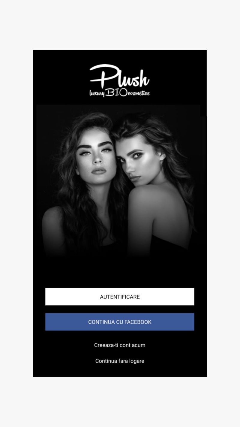 Plush BIO - Aplicatie mobile produse cosmetice si rutine zilnice personalizate