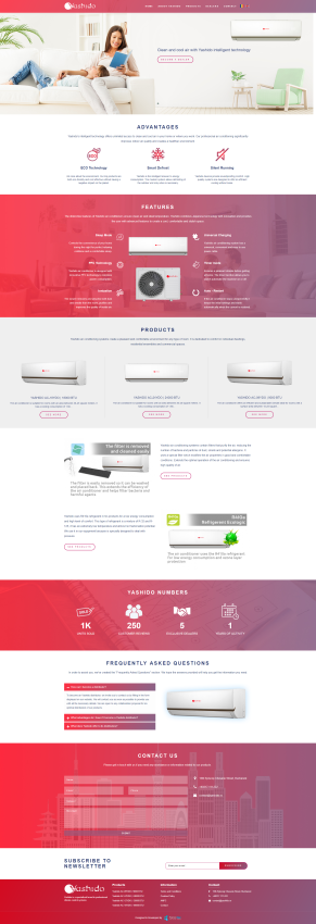 Website de Prezentare Brand Yashido 