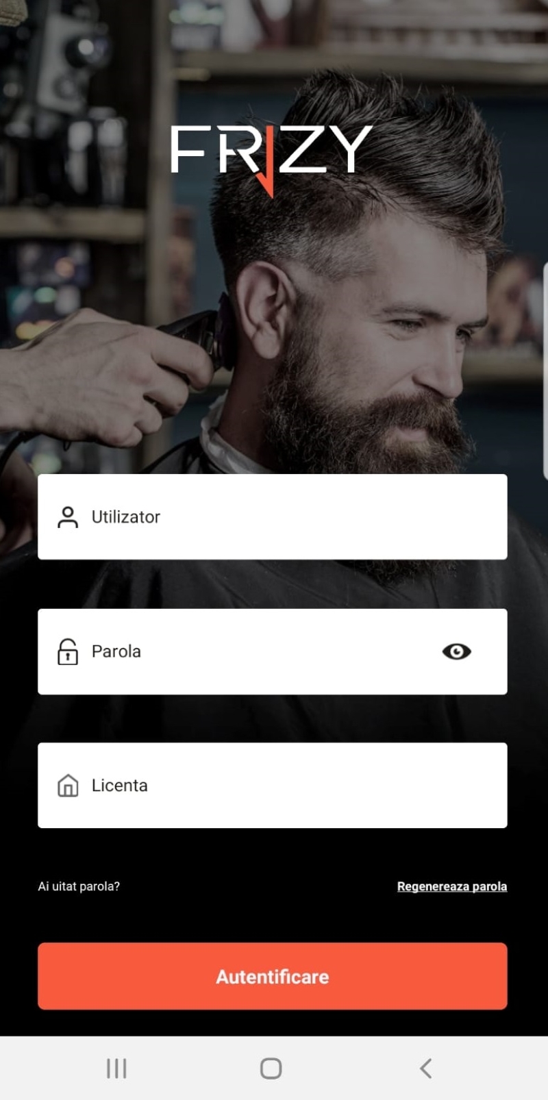 Frizy - Aplicatie Android si iOS programari saloane de infrumusetare