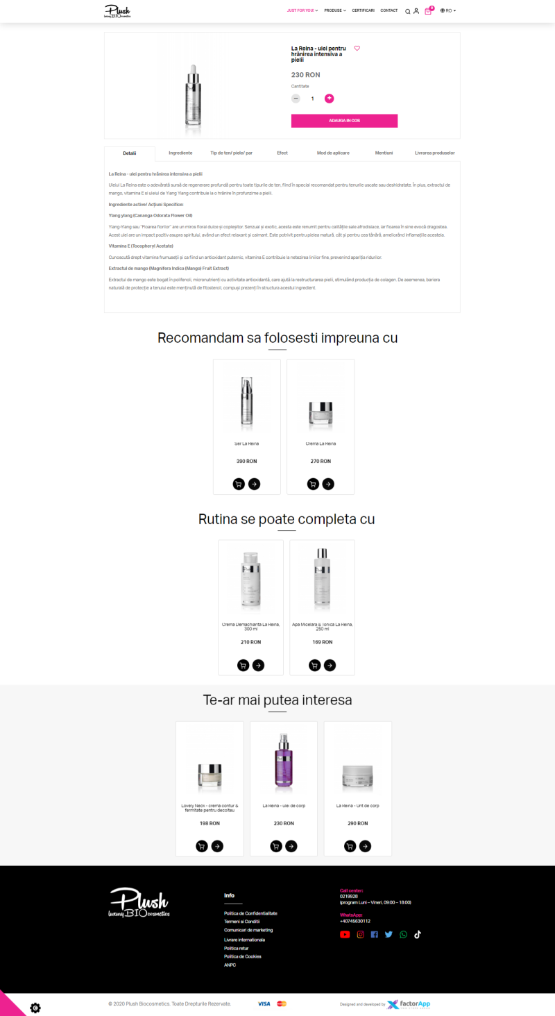 Plush Biocosmetics - Magazin online de produse cosmetice