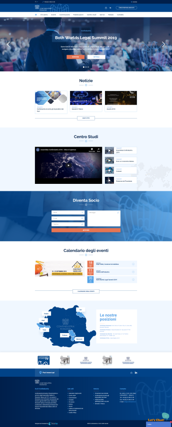 Platforma web pentru administrarea si sustinerea partenerilor italieni din Romania - Confindustria