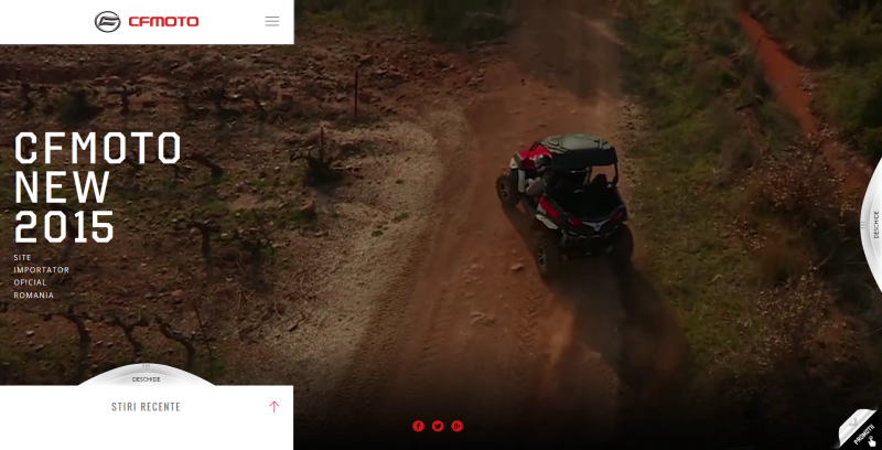 Site Prezentare ATV CFMOTO